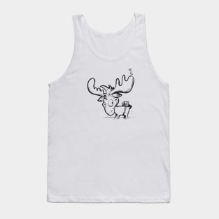 Big Headed Moose Tank Top